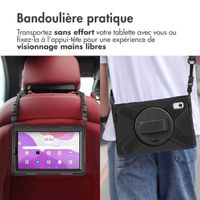 imoshion Coque tablette avec dragonne et bandoulière Lenovo Tab M10 Plus (3rd gen) - Noir