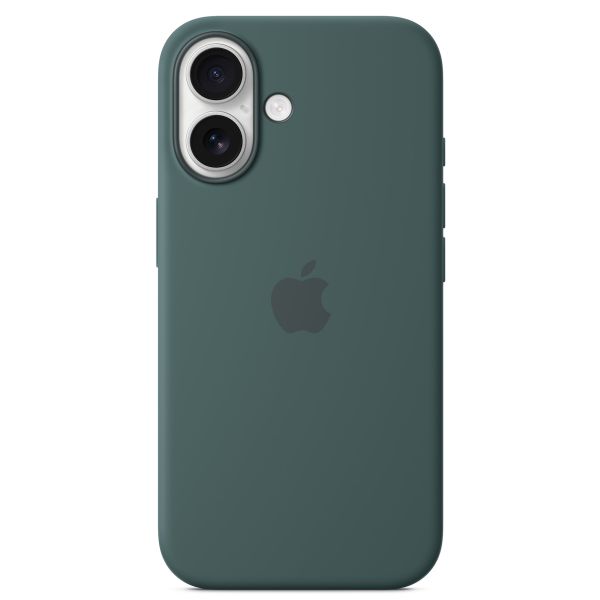 Apple Coque en silicone MagSafe Apple iPhone 16 - Lake Green