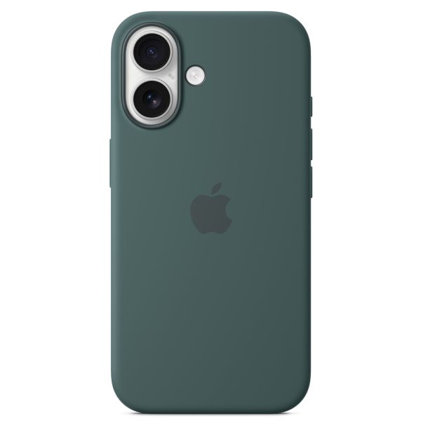 Apple Coque en silicone MagSafe iPhone 16 - Lake Green