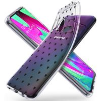 imoshion Coque Design Samsung Galaxy A40 - Cœurs - Noir