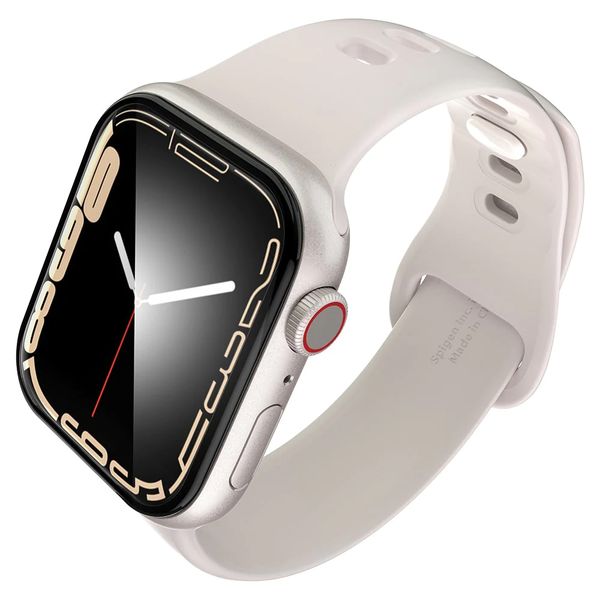 Spigen Protection d'écran Pro Flex EZ Fit avec applicateur Apple Watch Series 7/8/9 - 41 mm - Transparent