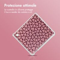 imoshion Coque Design Clear Kobo Libra Colour - Hearty Blush