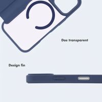 imoshion Bookcase transparente avec MagSafe Apple iPhone 17 Pro Max - Bleu