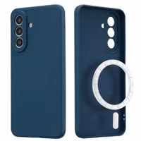 imoshion Coque Couleur avec MagSafe Samsung Galaxy A57 (5G) - Bleu foncé