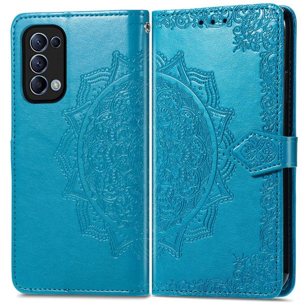 imoshion Etui de téléphone Mandala Oppo Find X3 Lite - Turquoise