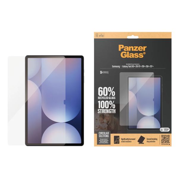 PanzerGlass Protection d'écran en verre trempé Samsung Galaxy Tab S10 Plus / Tab S9 FE Plus / Tab S9 Plus / S8 Plus / S7 Plus / Tab S7 FE 5G