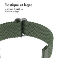 imoshion Bracelet tissée en nylon - Connexion universelle 20 mm - Vert foncé