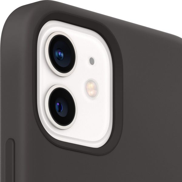 Apple Coque en silicone MagSafe Apple iPhone 12 Mini - Black