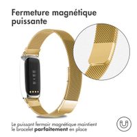 imoshion Bracelet magnétique milanais le Fitbit Luxe - Taille M - Dorée