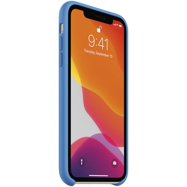 Apple Coque en silicone Apple iPhone 11 - Surf Blue