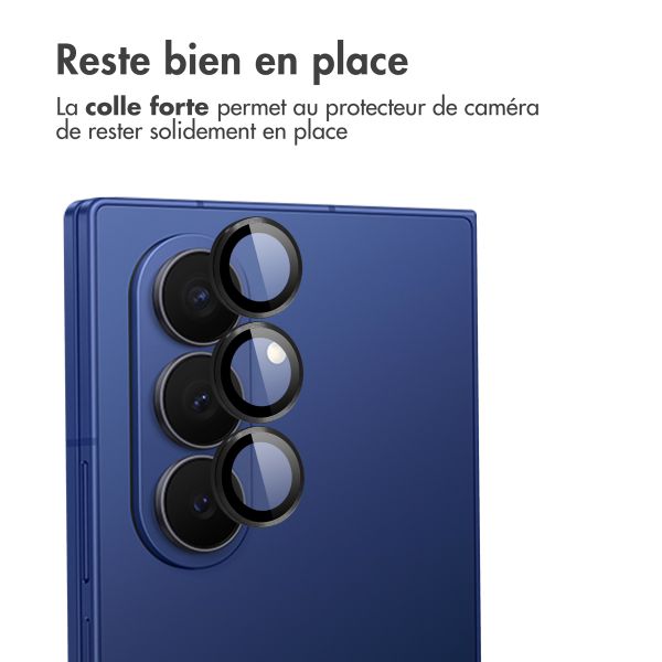 imoshion Protection Caméra en verre trempé 2 Pack Samsung Galaxy Z Fold 7 - Noir