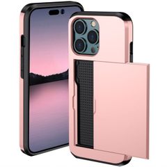 imoshion Coque arrière avec porte-cartes Apple iPhone 14 Pro - Rose Doré