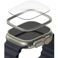 Ringke Bezel Styling + Protection d'écran Apple Watch Ultra - 49 mm - Fluted Titanium