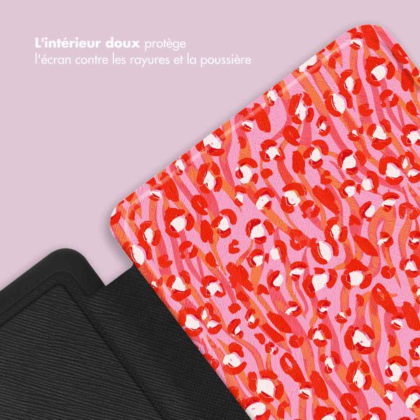 Selencia Étui de liseuse portefeuille Vivid Kobo Clara Colour / Clara BW - Wild Spots Lipstick