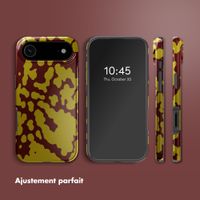 Selencia Coque arrière Vivid avec MagSafe Apple iPhone Air - Moo'd Olive Dust