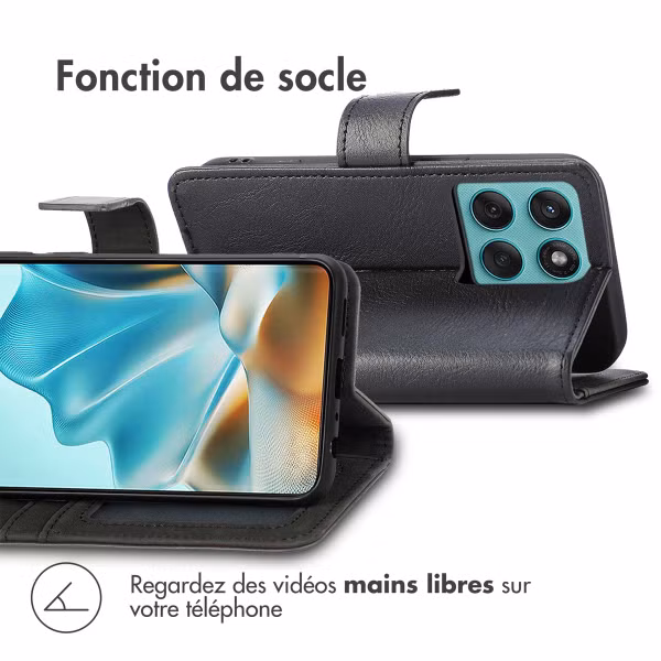 imoshion Étui de télephone portefeuille Motorola Edge 60 Fusion - Noir