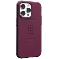 UAG Coque Civilian MagSafe Apple iPhone 15 Pro Max - Bordeaux