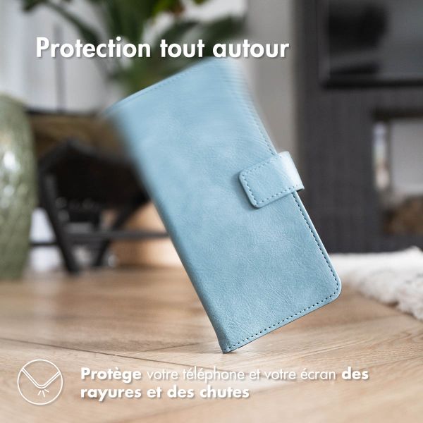 imoshion Étui de téléphone portefeuille Luxe Samsung Galaxy A23 (5G) - Bleu clair