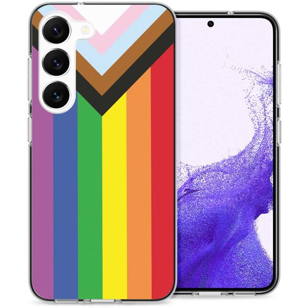 imoshion Coque Design Samsung Galaxy S23 - Rainbow flag