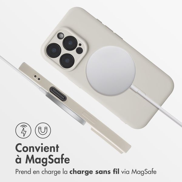 imoshion Coque Couleur avec MagSafe iPhone 16 Pro - Beige