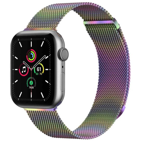 imoshion Bracelet magnétique milanais Apple Watch Series 1 á 9 / SE (38/40/41 mm) | Series 10 (42 mm) - Taille S - Galaxy