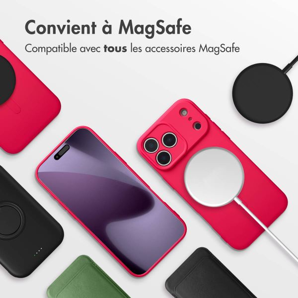 imoshion Coque Couleur avec MagSafe Apple iPhone 17 Pro Max - Neon Pink