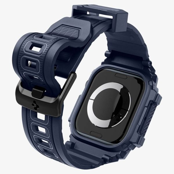 Spigen Coque Rugged Armor™ Pro Apple Watch Series 10 / 11 - 46 mm - Navy Blue
