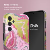 Selencia Coque arrière Vivid Tough Samsung Galaxy A15 (5G/4G) - Marble Pink