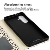 imoshion Étui de téléphone portefeuille Design Samsung Galaxy A26 - Black And White Dots