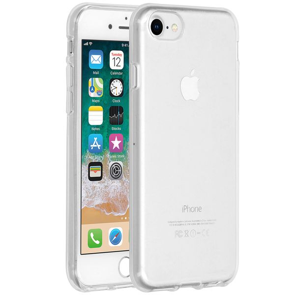 Accezz Coque Clear iPhone SE (2022 / 2020) / 8 / 7 / 6(s) - Transparent