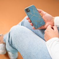 imoshion Coque Design Apple iPhone 12 (Pro) - Blue Graphic