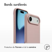 Accezz Coque Liquid Silicone avec MagSafe Apple iPhone Air - Rose