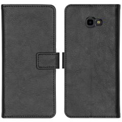 imoshion Étui de télephone portefeuille de luxe Samsung Galaxy J4 Plus - Noir