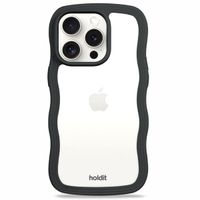 Holdit Coque Wavy iPhone 14 Pro Max - Black / Transparent