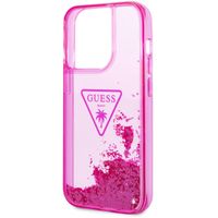 Guess Coque Liquid Glitter iPhone 14 Pro Max - Fuchsia