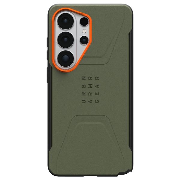 UAG Coque Civilian MagSafe Samsung Galaxy S26 Ultra - Olive Drab / Orange