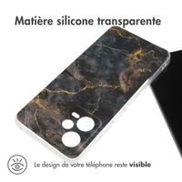 imoshion Coque Design Xiaomi Redmi Note 12 Pro (5G) - Black Marble