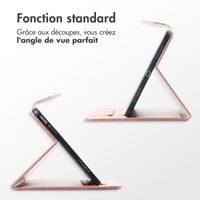 imoshion Coque tablette Apple iPad 9 (2021) 10.2 pouces / iPad 8 (2020) 10.2 pouces / iPad 7 (2019) 10.2 pouces - Rose Gold