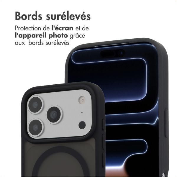 imoshion Coque Color Guard avec MagSafe Apple iPhone 17 Pro - Noir