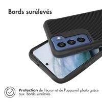 imoshion Coque Rugged Hybrid Carbon Samsung Galaxy S21 FE - Noir