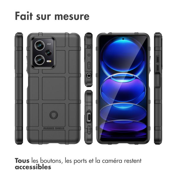 imoshion Coque Rugged Shield Xiaomi Poco X5 Pro 5G - Noir