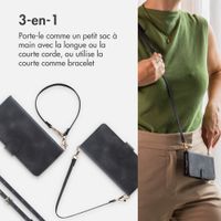 imoshion Etui de télephone portefeuille avec cordon Motorola Moto G57 Power - Noir