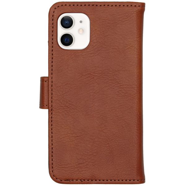imoshion Étui de télephone portefeuille de luxe Apple iPhone 12 Mini - Marron