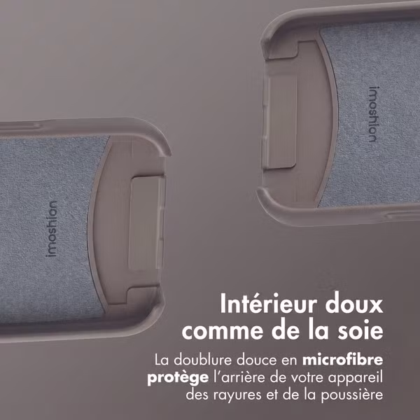 imoshion Coque arrière Color avec cordon amovible et MagSafe Samsung Galaxy S26 - Black Coffee