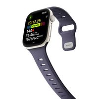 Nomad Bracelet Tempo en silicone Apple Watch Series 1 - 9 / SE (38/40/41 mm) | Series 10 / 11 (42 mm) - Purple