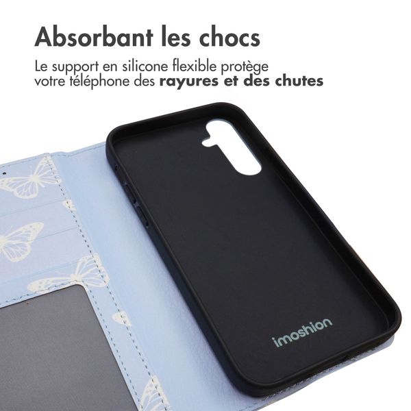 imoshion Étui de téléphone portefeuille Design Samsung Galaxy A25 (5G) - Butterfly