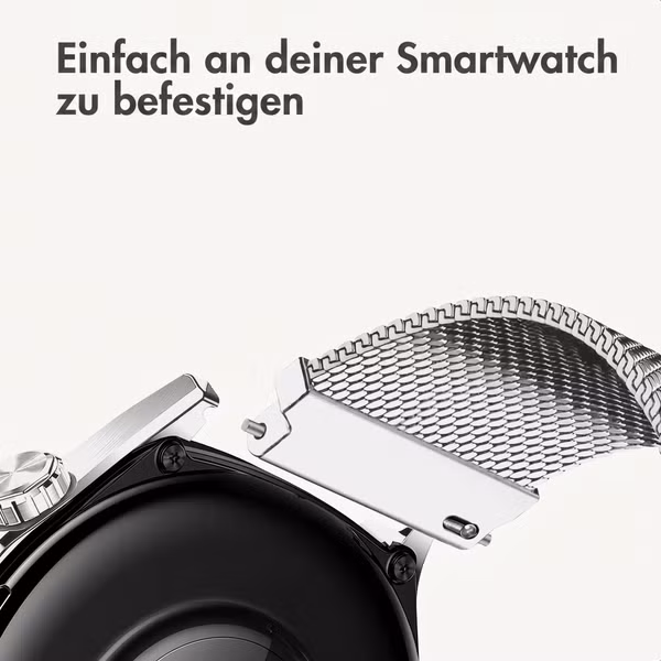 imoshion Bracelet magnétique milanais  - Connexion universelle 20 mm - Argent