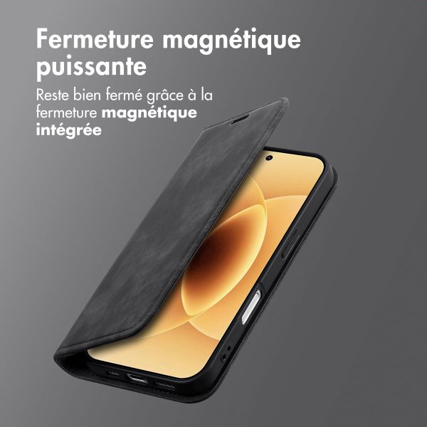 imoshion Étui de téléphone portefeuille Slim Xiaomi 17 - Noir