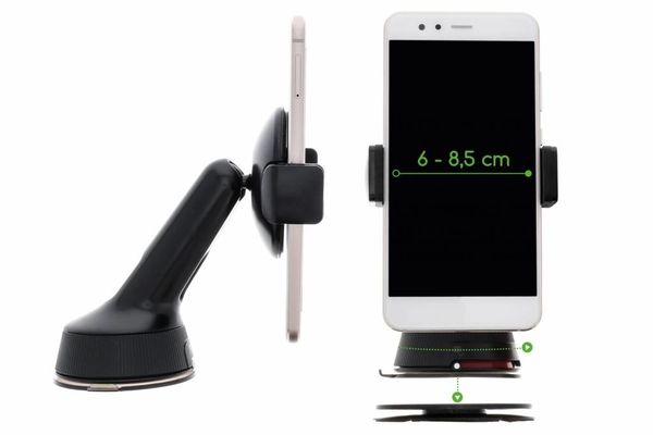 Belkin Universal Car Mount - Support de téléphone pour voiture - Tableau de bord - Noir