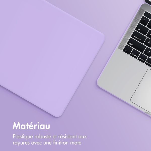 imoshion Coque rigide pour MacBook Pro 16 pouces (2021) / Pro 16 pouces (2023) M3 chip - A2485 / A2780 / A2991 / A3186 / A3403 - Lavender Lilac